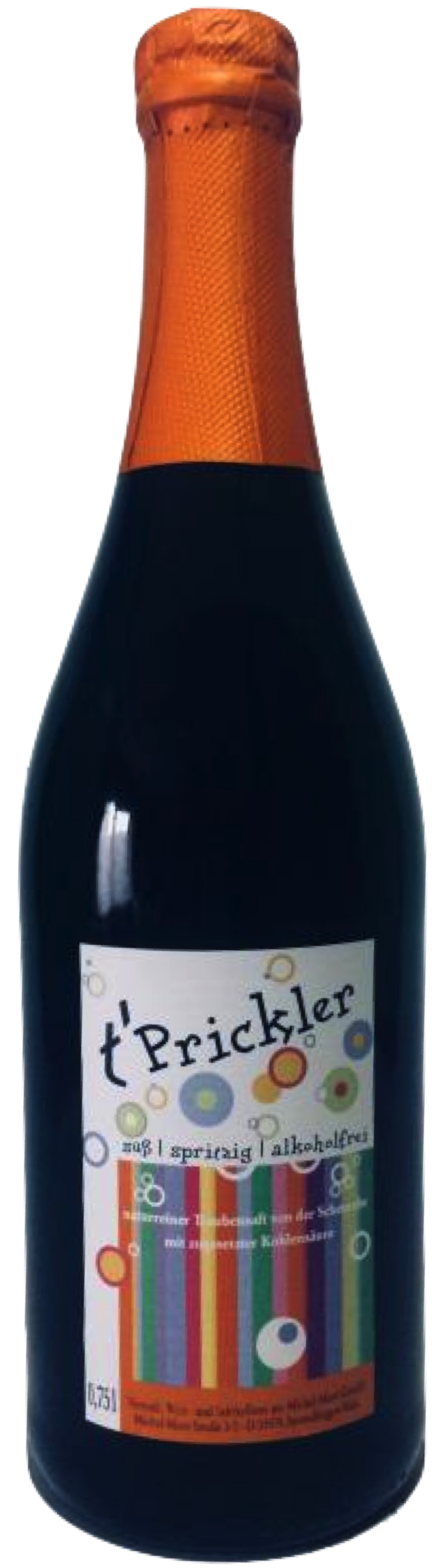 Sektflasche Prickler alkoholfrei