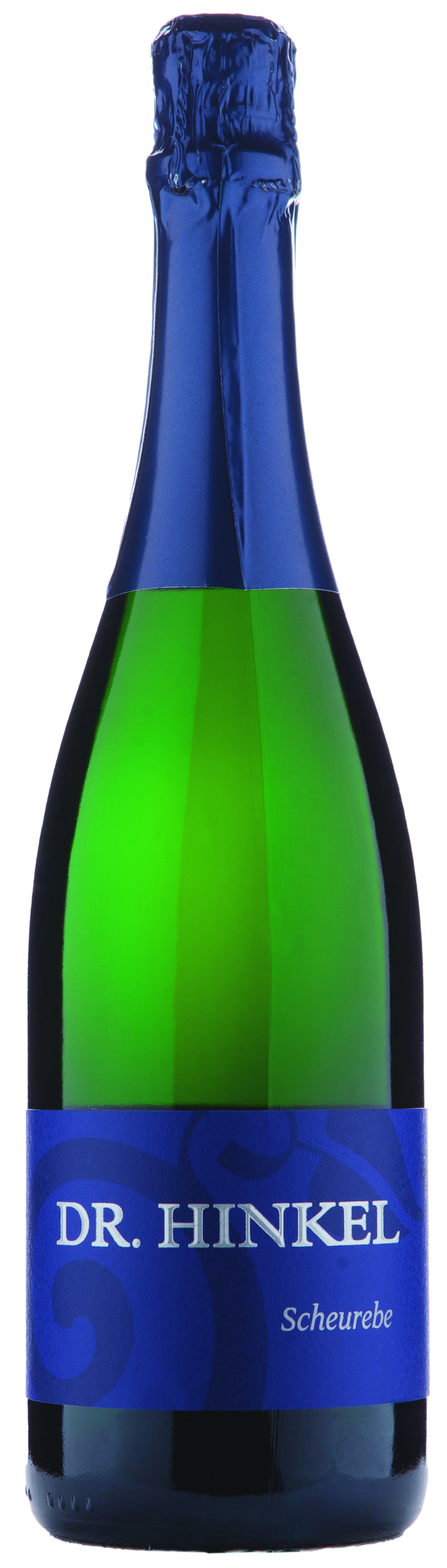 Sektflasche Scheurebe halbtrocken
