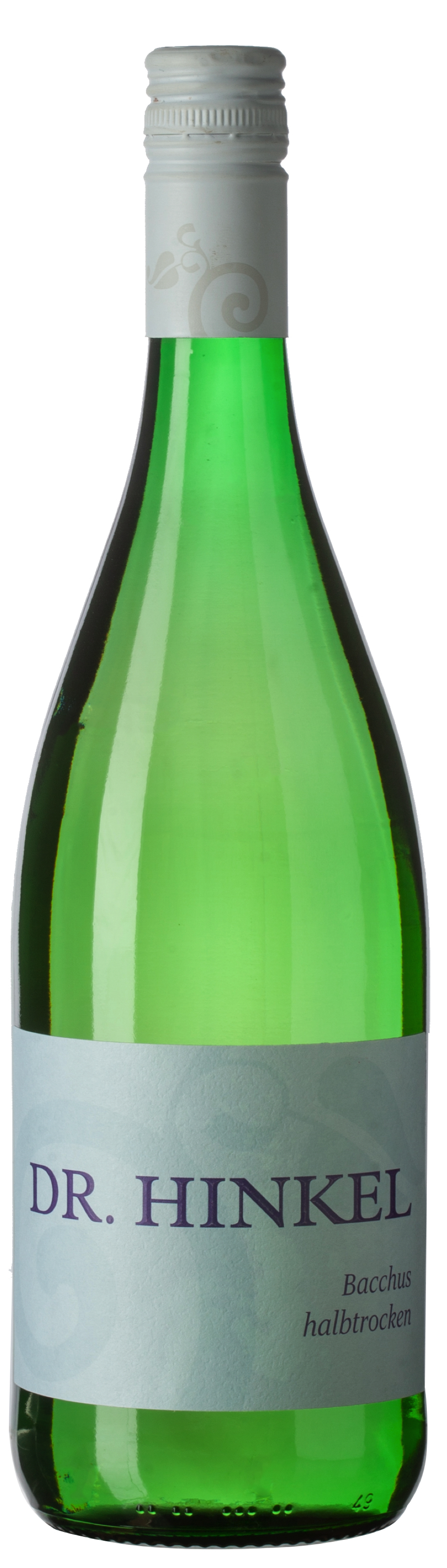 Weinflasche Bacchus halbtrocken