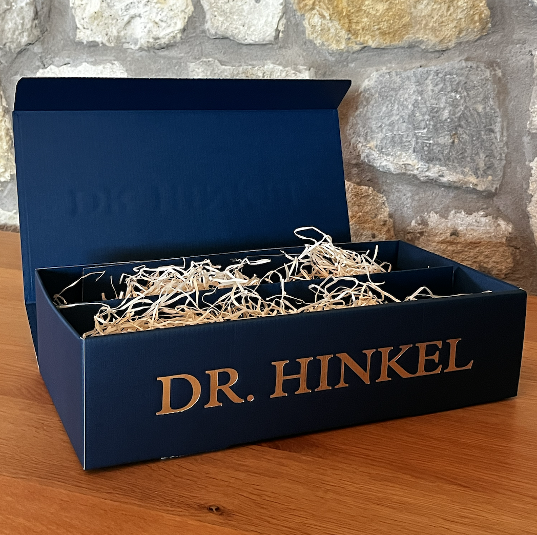 Präsentkarton Dunkelblau