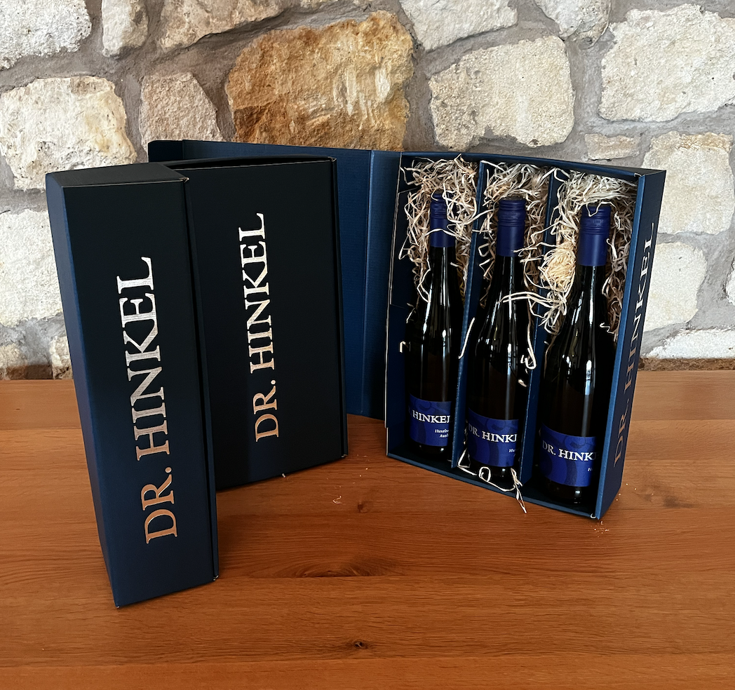 Präsentkarton Dunkelblau