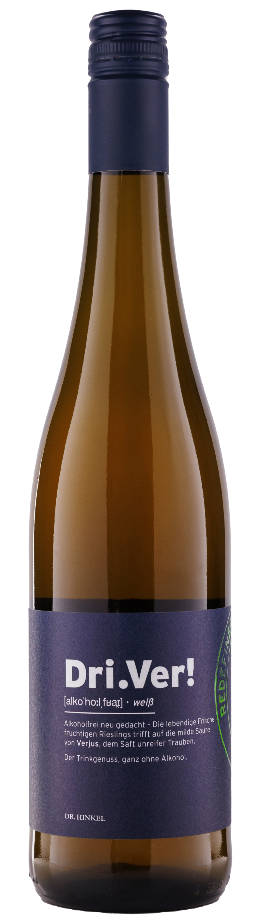 Weinflasche Dri.Ver! alkoholfrei